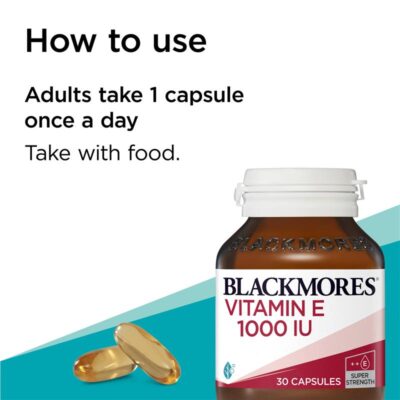 Blackmores Vitamin E 1000 Iu 4