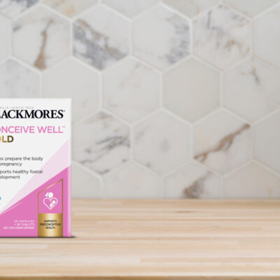 Conceive well Gold New product banner