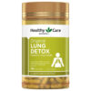 Viên Uống Hỗ Trợ Thải Độc Phổi Healthy Care Original Lung Detox 180 Viên Hàng Úc - Mẫu Mới 5 Healthy Care Liver Detox 100 Capsules 2