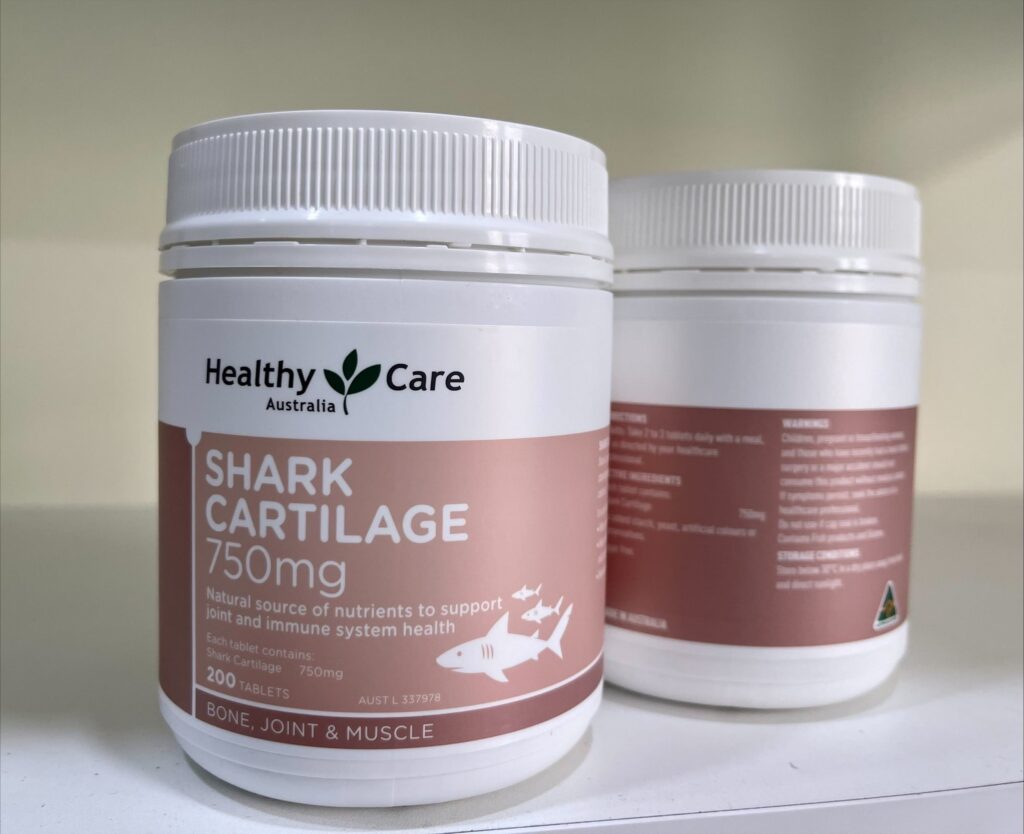 Healthy Care Shark Cartilage 750mg 200 Tablets