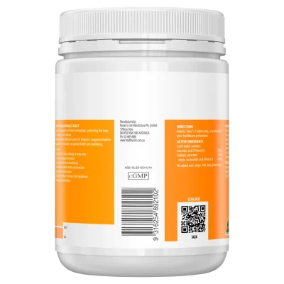 Healthy Care Vitamin C 500Mg 500 Tablets 1 3000X
