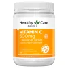 Viên Nhai Bổ Sung Vitamin C Chewable Healthy Care 500Mg 500 Viên, Hàng Úc - Mẫu Mới 6 Healthy Care Vitamin C 500Mg 500 Tablets 2 3000X