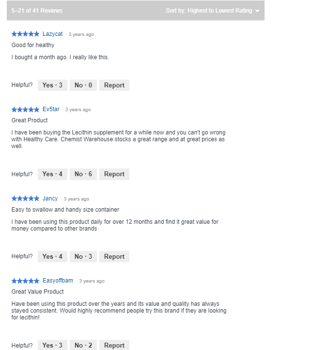 Lecithin Healthy Care 1200Mg