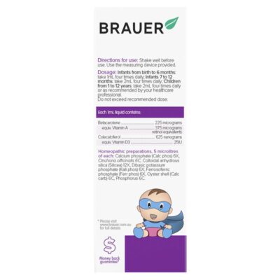 Siro Brauer Immunity - Hỗ Trợ Tăng Sức Đề Kháng Cho Bé, 100Ml - Mẫu Mới 4 Siro Brauer Immunity 4