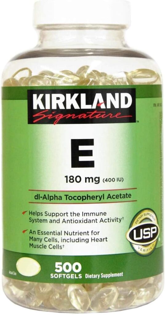 Vitamin E 400IU 500 vien Kirkland My