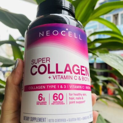 Super Collagen Neocell 6000Mg + Vitamin C &Amp; Biotin - Viên Uống Bổ Sung Collagen Neocell Type 1&Amp;3 Giúp Đẹp Da 360 Viên, Hàng Mỹ - Mẫu Mới 2 Collagen 360V 3