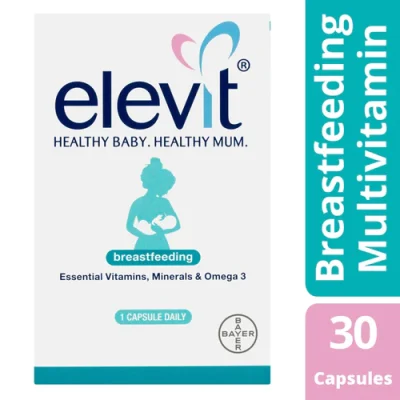 Elevit Breastfeeding Multivitamin Capsules 30 Capsules 738040 500X