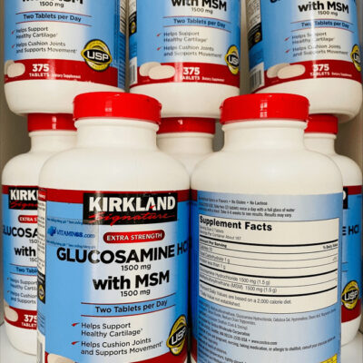 Glucosamine Hcl 1500Mg Kirkland With Msm 1500Mg Min