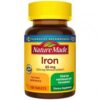 Viên Uống Bổ Sung Sắt Nature Made Iron 65Mg (180 Viên) 2 Iron