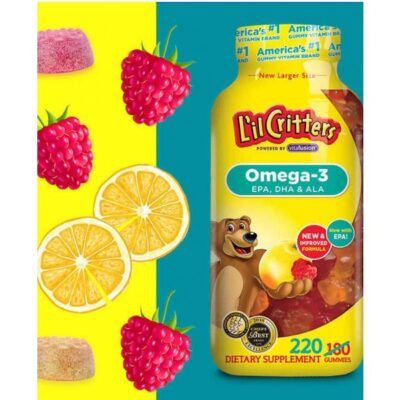 L Il Critters Omega 3 Dha 220 Gummy Bears 1