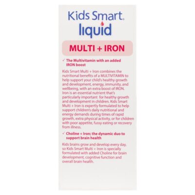 Nature'S Way Kids Smart Multi Iron Liquid - Bổ Sung Vitamin Tổng Hợp +Sắt Cho Bé 200Ml - Hàng Úc 6 Nature S Way Kids Smart Multi Iron Liquid Ho Tro Tang De Khang 1