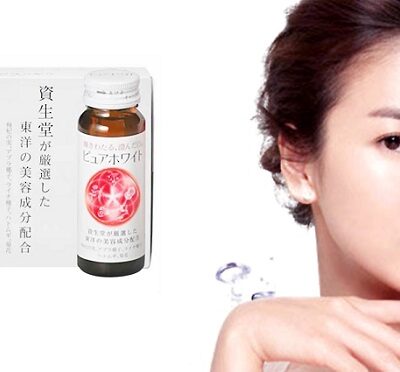 Nuoc Uong Trang Da Shiseido Pure White 10